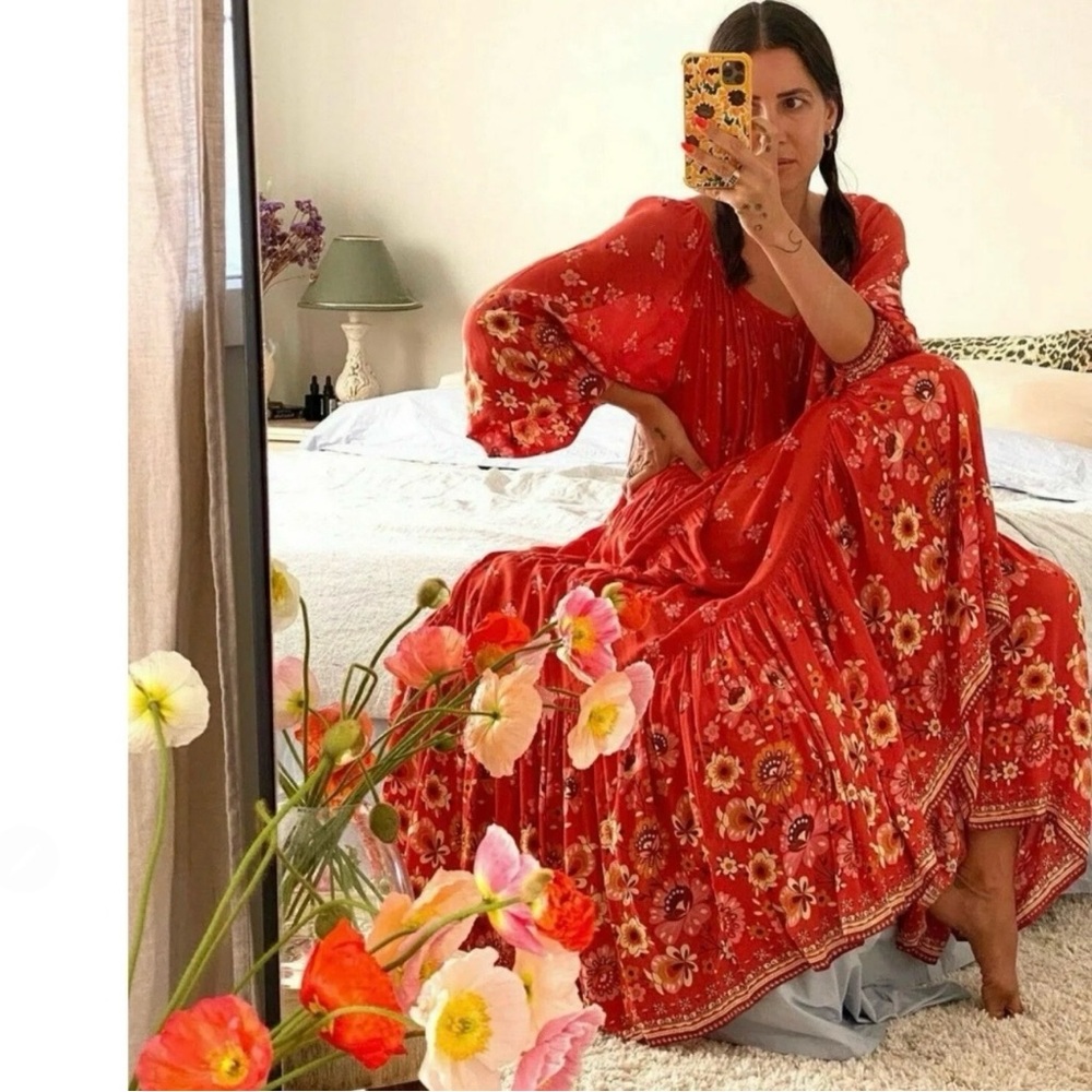 SPELL Campfire Joni Gown size Small (New with Tags) - Picture 3 of 15